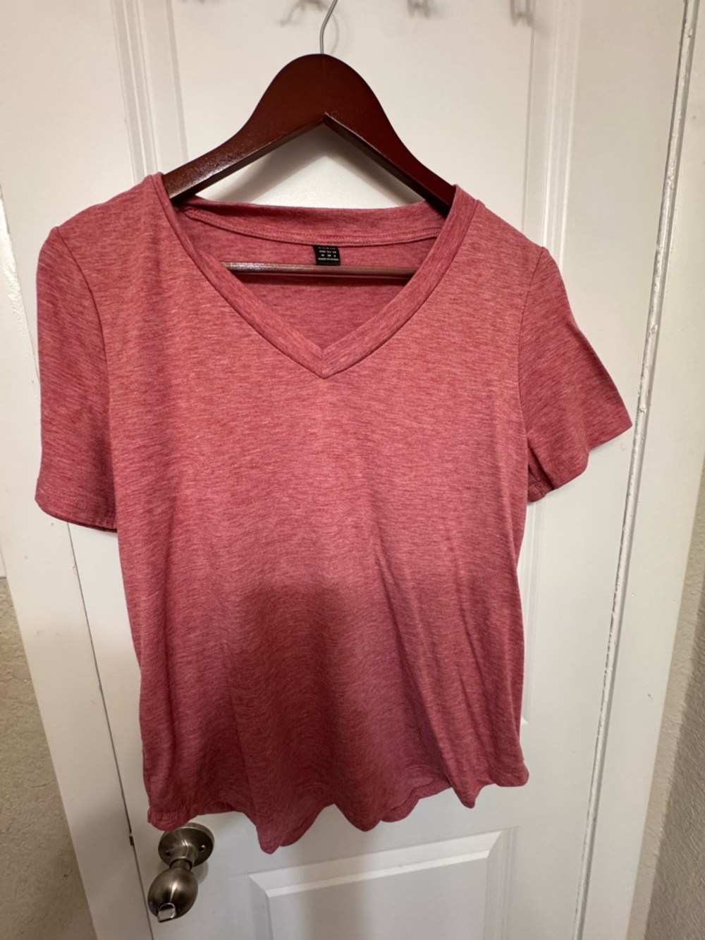 Classic V-Neck Women's Tee - Heather Rose
